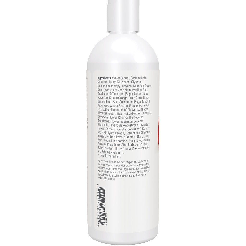 NWF452 | Back of white pump bottle showing ingredient list and barcode - Thumbnail