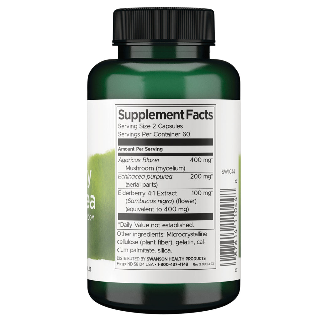 SW1044 | Back label with supplement facts and serving information - Thumbnail