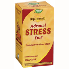 ET035 | Nature's Way Adrenal STRESS End dietary supplement box showing 60 capsules