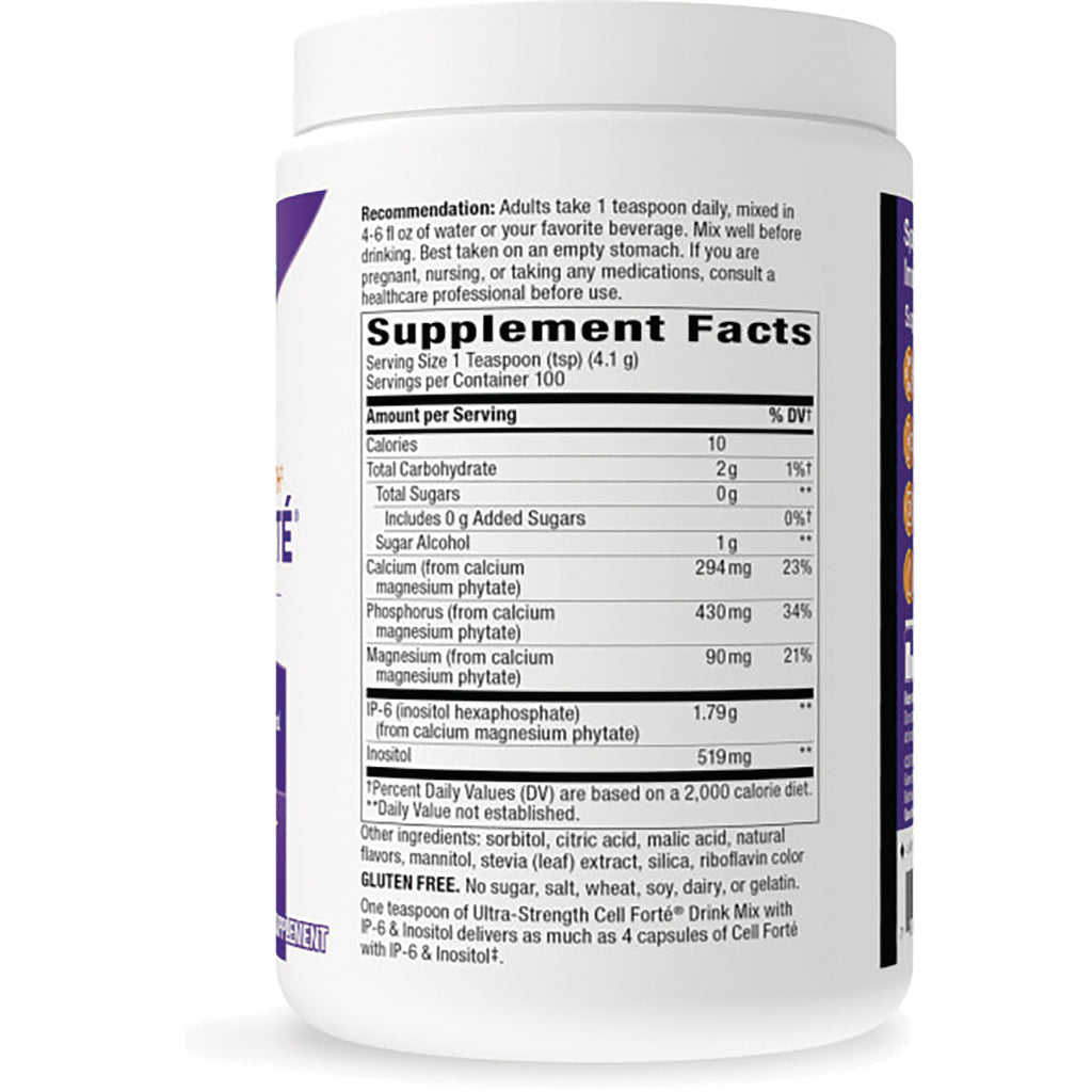 ET226 | back label of white supplement jar showing Supplement Facts panel with serving size and ingredients - Thumbnail