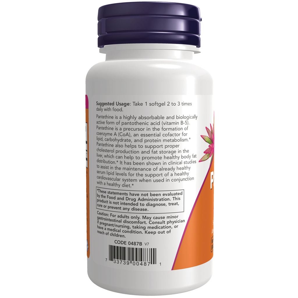 NWF773 | Back label of supplement bottle showing suggested usage instructions, caution text, and barcode - Thumbnail