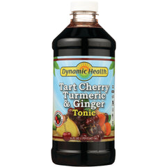 DYH055 | Dynamic Health Tart Cherry Turmeric & Ginger Tonic 16 fl oz bottle front label
