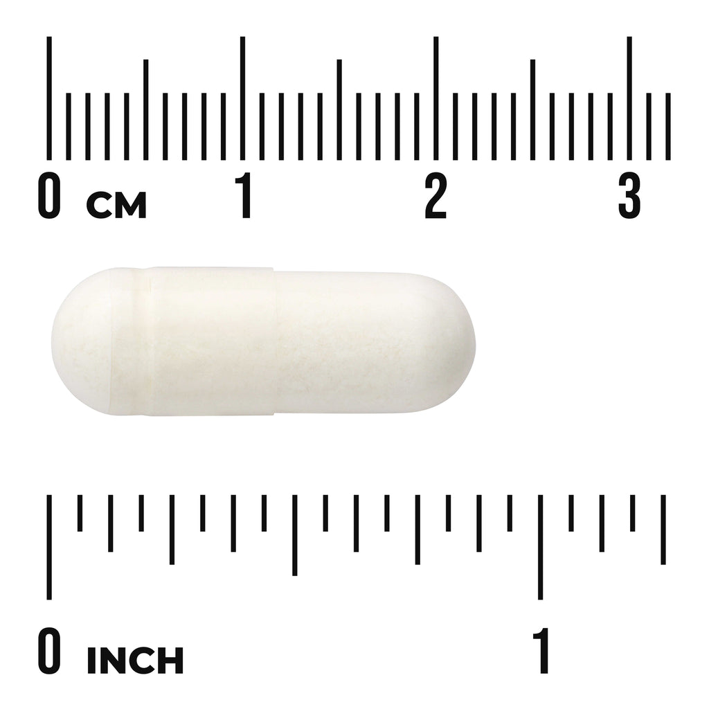 SWU250 | White capsule with centimeter and inch ruler scales showing size, visible text "0 CM" and "0 INCH" - Thumbnail