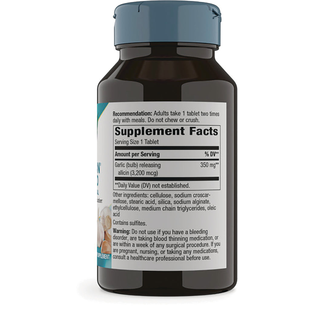 NW015 | back of brown supplement bottle showing Supplement Facts label with serving size, ingredients, and warnings - Thumbnail
