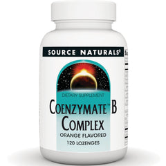 SN666 | Source Naturals Coenzymate B Complex dietary supplement, orange flavored, 120 lozenges