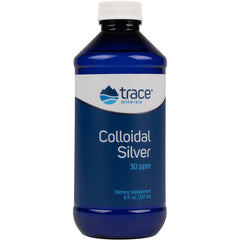 TM033 | Trace Minerals Colloidal Silver 30 ppm, 8 fl oz (237 ml) bottle front