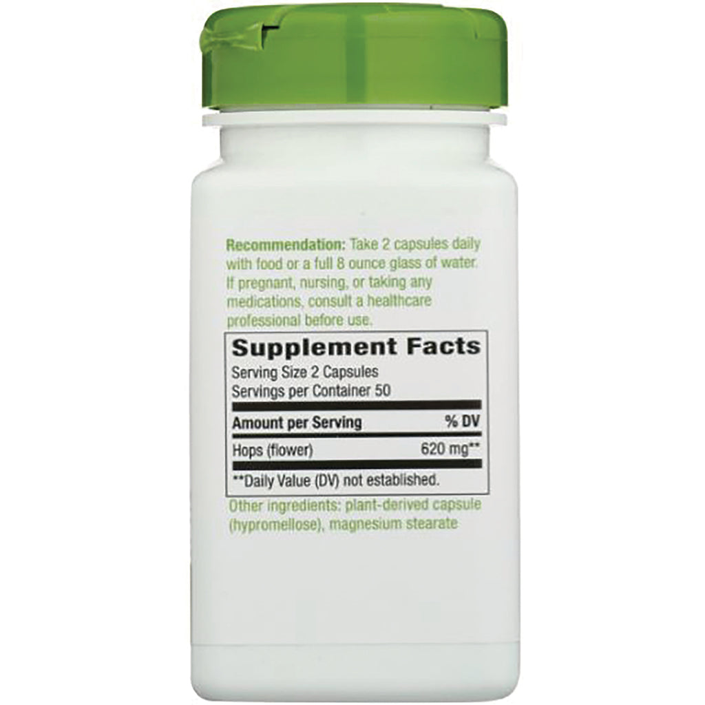 NW937 | back label of white supplement bottle showing Supplement Facts panel, serving size 2 capsules and ingredients - Thumbnail