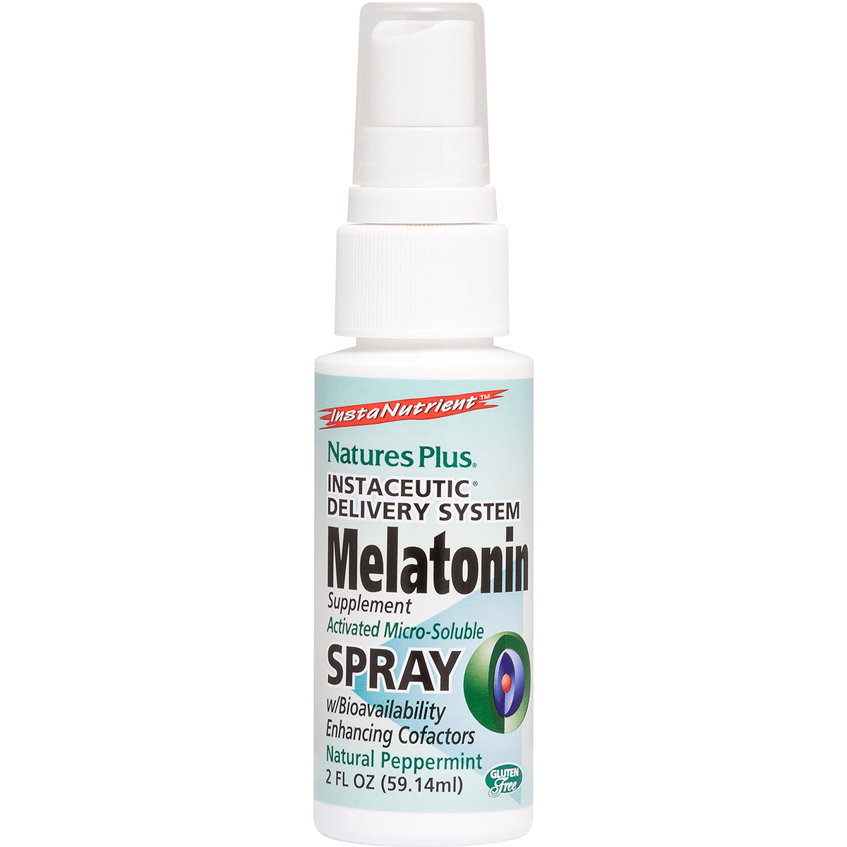 NTP311 | Natures Plus Melatonin spray bottle, natural peppermint, 2 fl oz