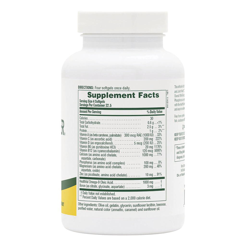 NTP133 | Back label showing Supplement Facts panel and ingredient list on white bottle - Thumbnail