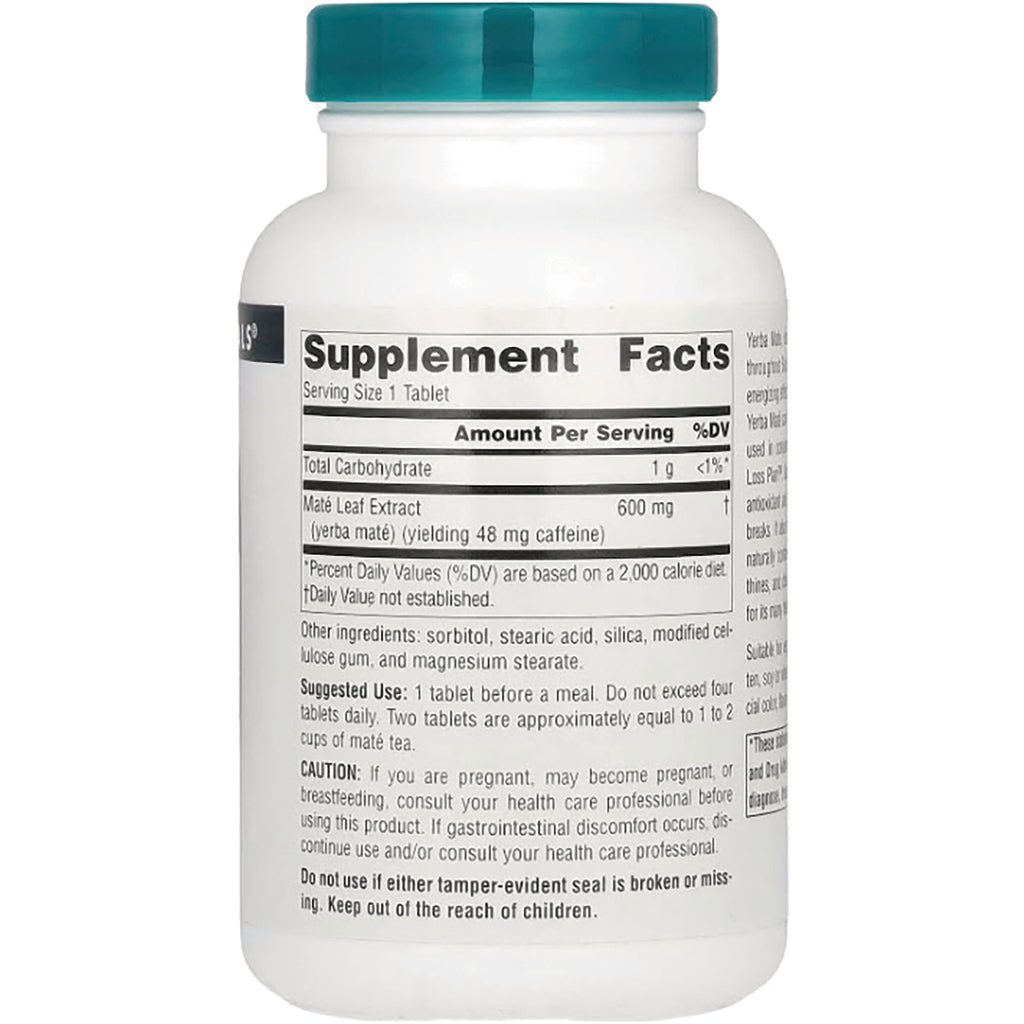 SN542 | Supplement Facts panel and ingredients on bottle back label - Thumbnail
