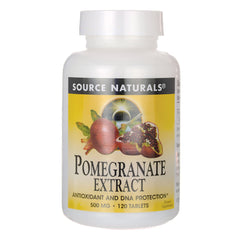 SN881 | Source Naturals Pomegranate Extract, 500 mg, 120 tablets