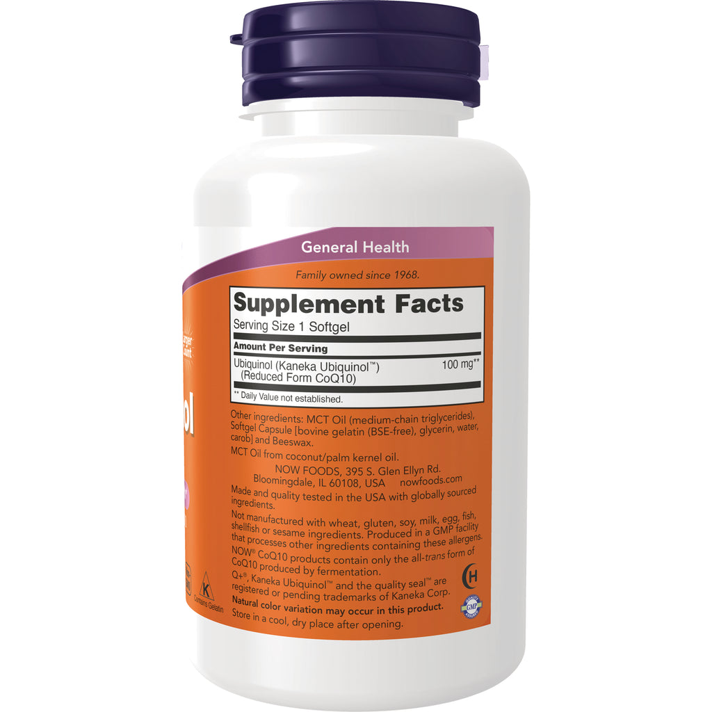 NWF1316 | Back label with Supplement Facts panel, serving size 1 softgel and ingredients - Thumbnail