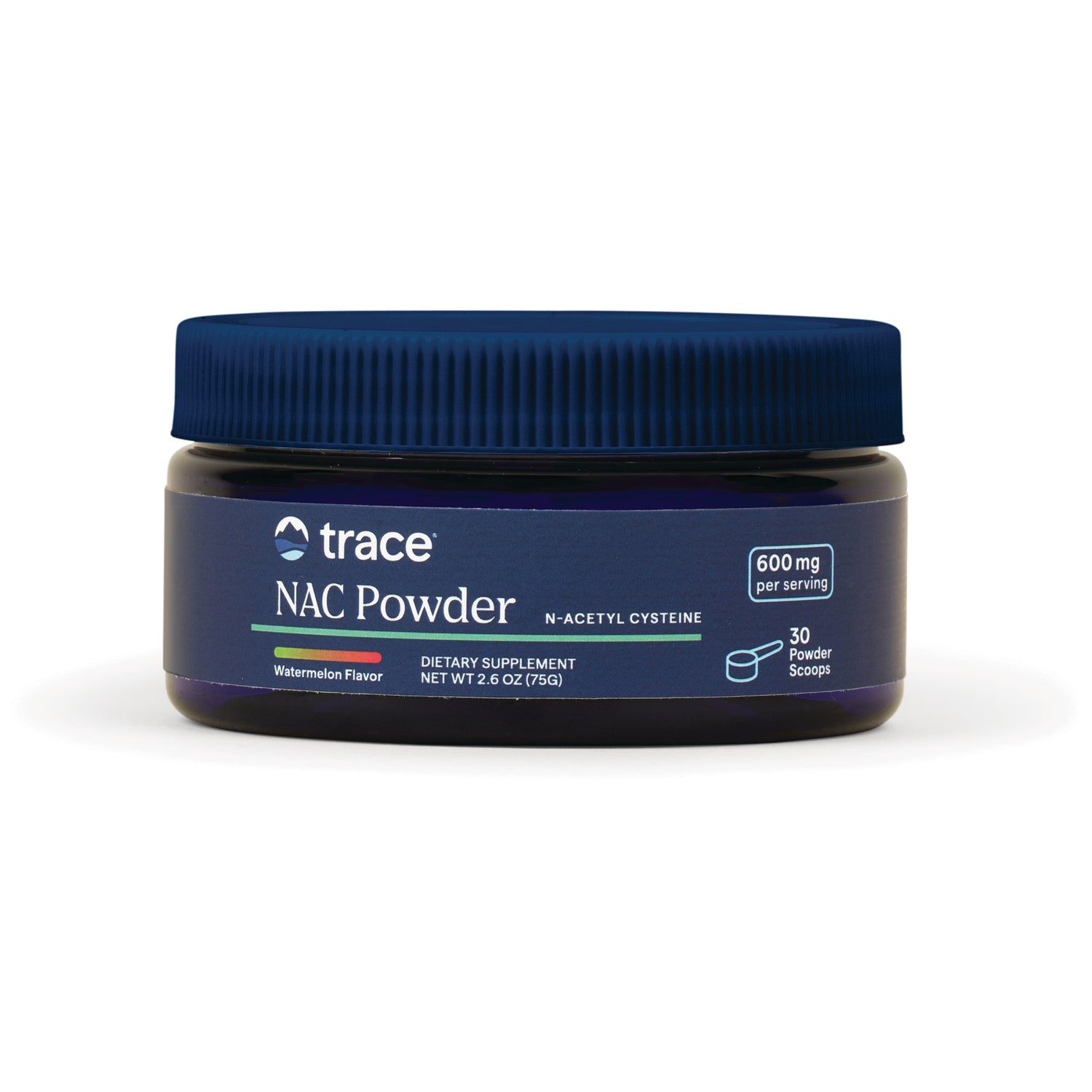 TM129 | Trace NAC Powder, N-acetyl cysteine, watermelon flavor, 600 mg per serving