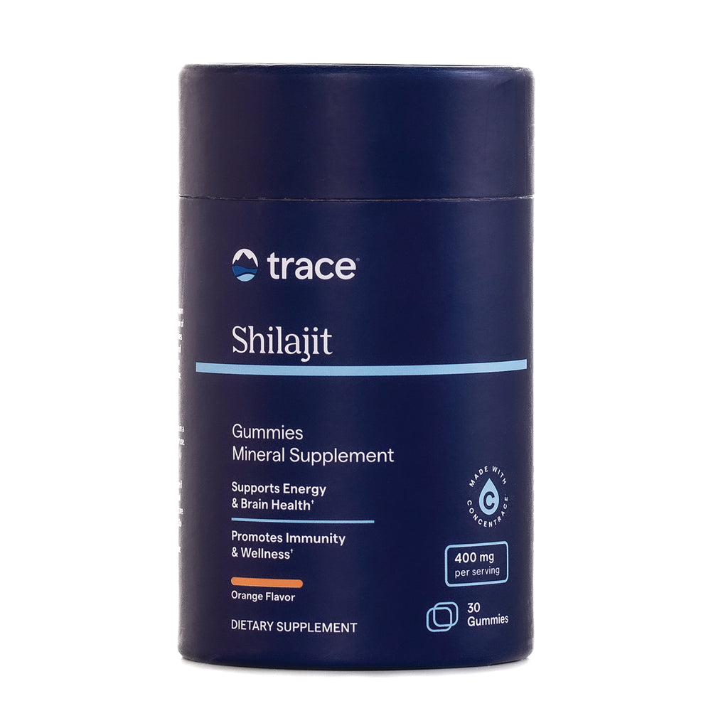 TM164 | Trace Shilajit gummies mineral supplement, Orange Flavor, 400 mg per serving, 30 gummies - Thumbnail