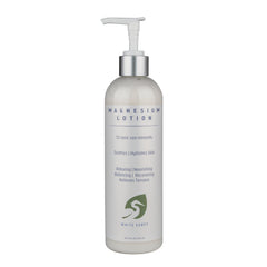 WEG039 | White Egret Magnesium Lotion pump bottle, 72 ionic sea minerals; Soothes, Hydrates Skin