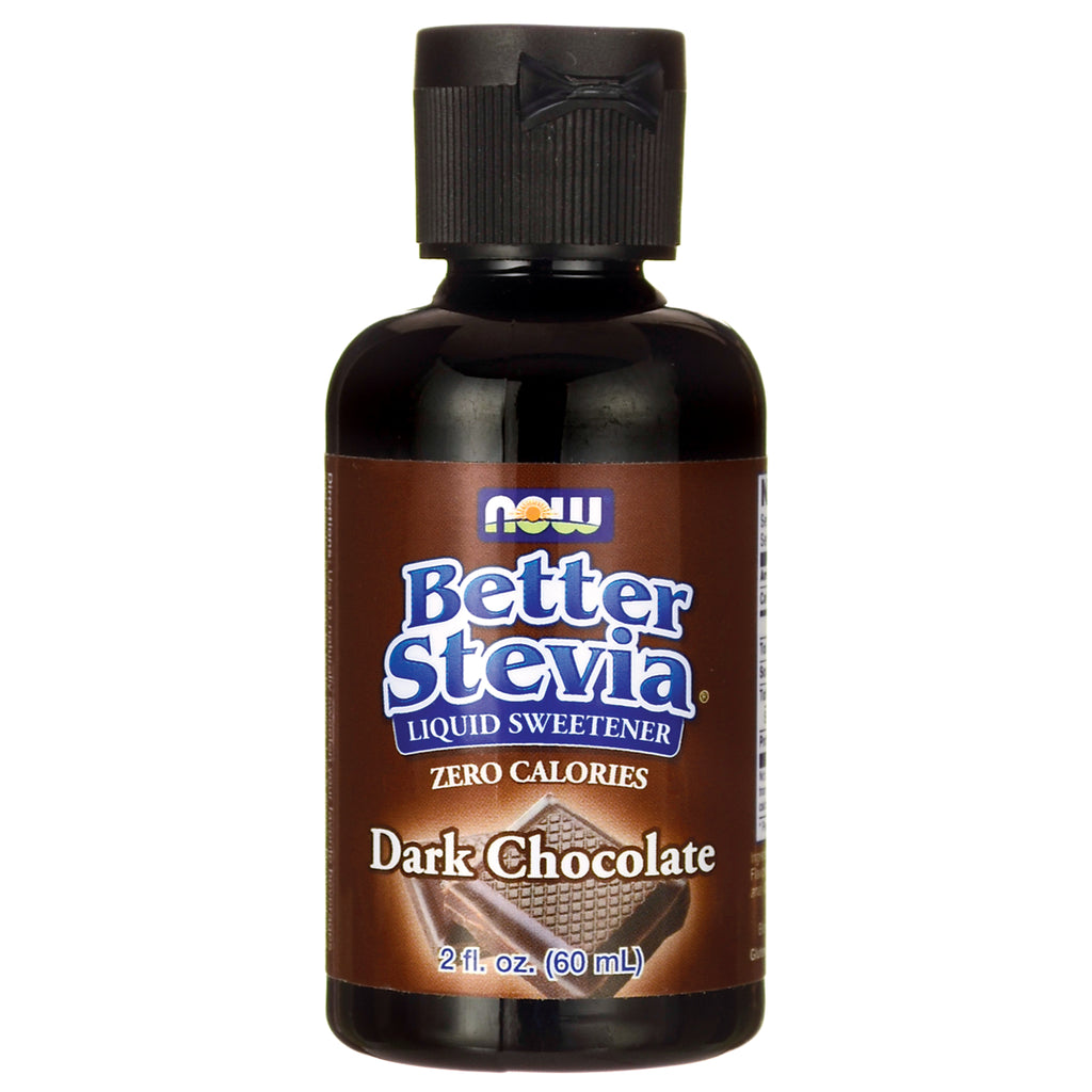 NWF952 | Better Stevia liquid sweetener, dark chocolate flavor, 2 fl oz front view - Thumbnail