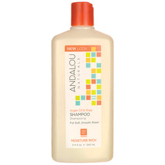 ADN014 | Andalou Naturals Argan Oil & Shea Shampoo, Moisture Rich, 11.5 fl oz (340 mL), New Look