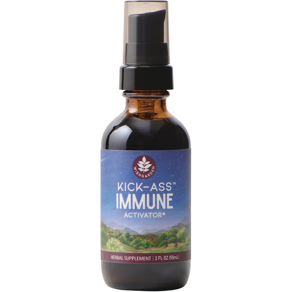 WGH003 | Kick-Ass Immune Activator herbal supplement, 2 fl oz dropper bottle - Thumbnail
