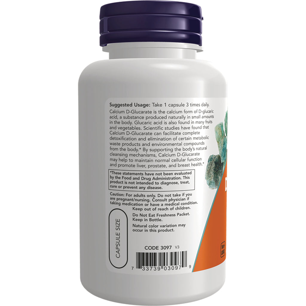 NWF1377 | back label of white supplement bottle showing suggested usage, caution text, and barcode - Thumbnail