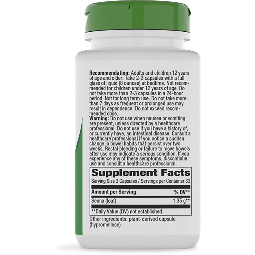 NW167 | Back of brown supplement bottle showing Supplement Facts panel, serving size and warning text - Thumbnail