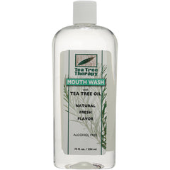 TTT006 | Tea Tree Therapy Mouth Wash with Tea Tree Oil, alcohol free, Natural Fresh Flavor, 12 fl oz