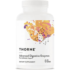 TRN030 | Thorne Advanced Digestive Enzymes, Plus Gallbladder Support, 180 capsules bottle