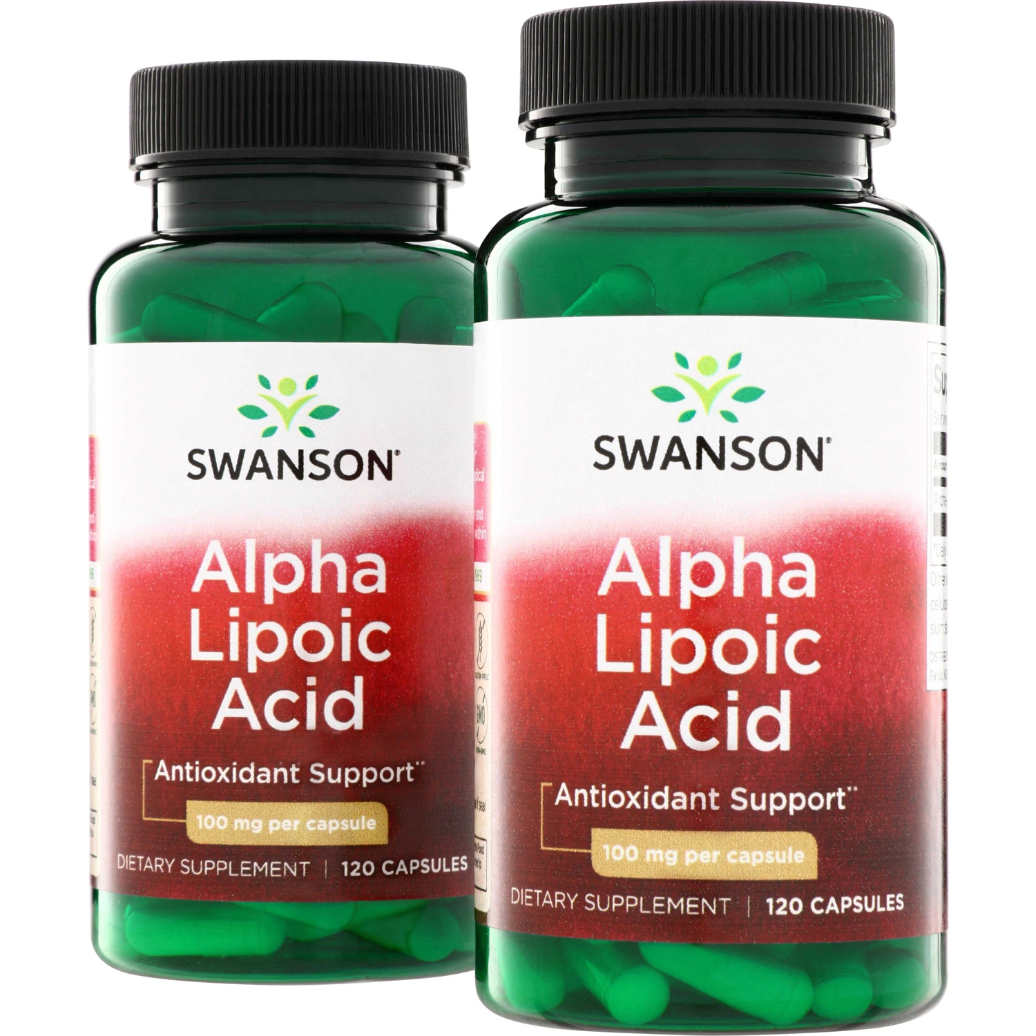 SW1080 | Swanson Alpha Lipoic Acid, Antioxidant Support, 100 mg per capsule, 120 capsules
