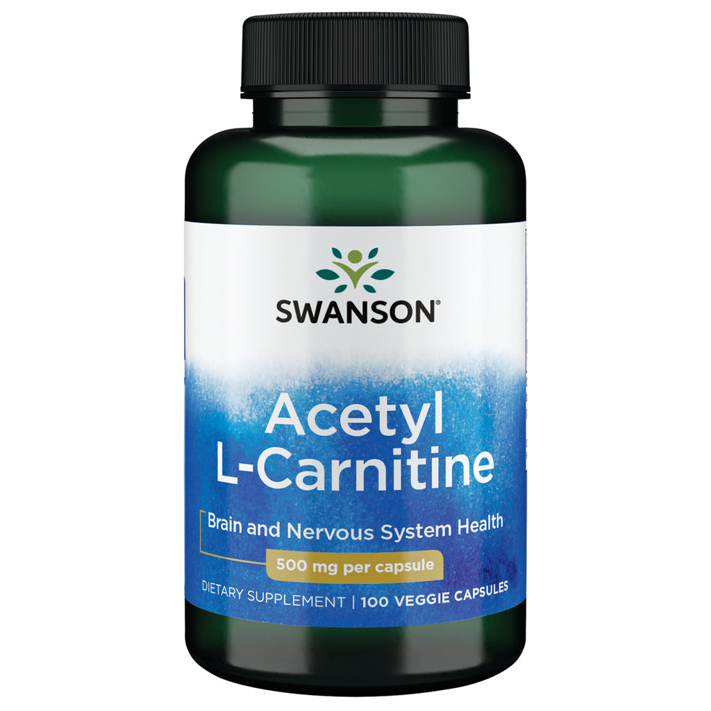 SW1649 | Swanson Acetyl L-Carnitine HCl 500 mg capsule - Thumbnail