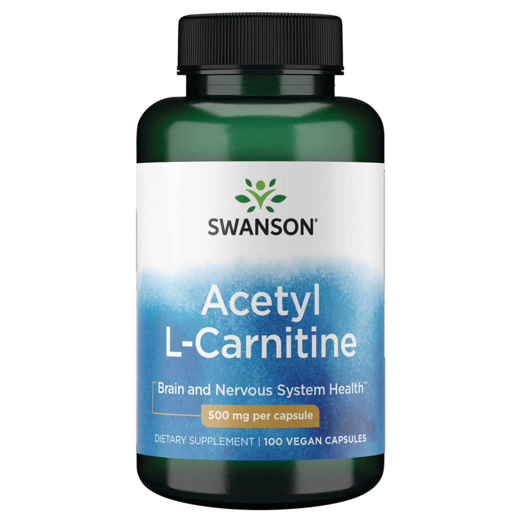 SW1649 | Swanson Acetyl L-Carnitine HCl 500 mg capsule - Thumbnail