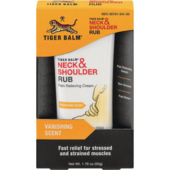 PPC011 | Tiger Balm Neck & Shoulder Rub pain relieving cream, vanishing scent packaging front