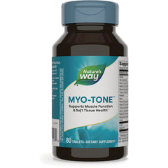 ET401 | Nature's Way MYO-TONE front bottle showing label and 80 tablets dietary supplement
