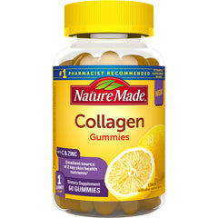NTM116 | Nature Made Collagen Gummies lemon flavor bottle, front label showing 60 gummies