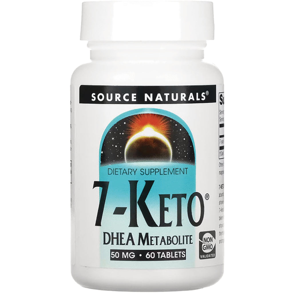 SN327 | Source Naturals 7-KETO DHEA Metabolite dietary supplement, 50 mg, 60 tablets - Thumbnail