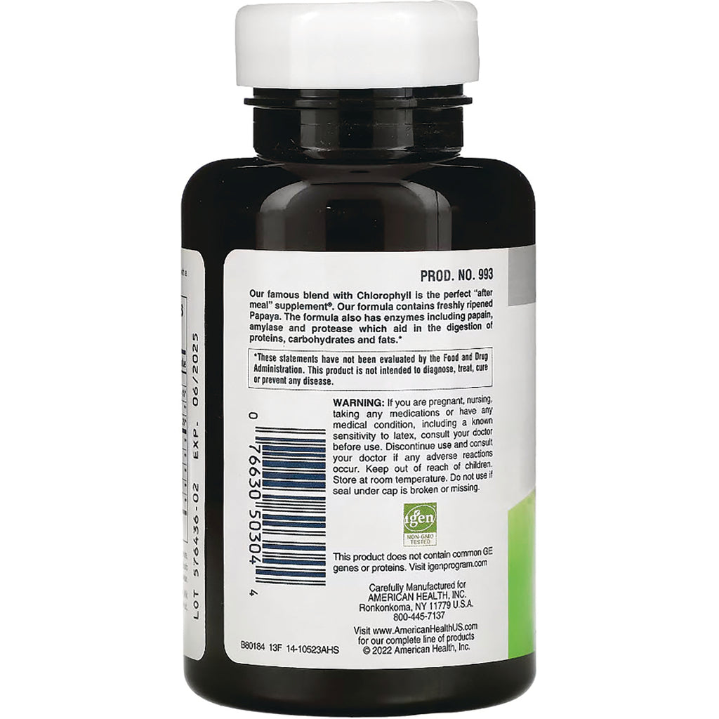 AM094 | Supplement bottle back label with barcode, warnings, and PROD. NO. 993 - Thumbnail