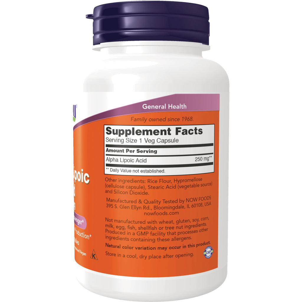NWF724 | Back of white supplement bottle showing Supplement Facts panel and ingredient text - Thumbnail