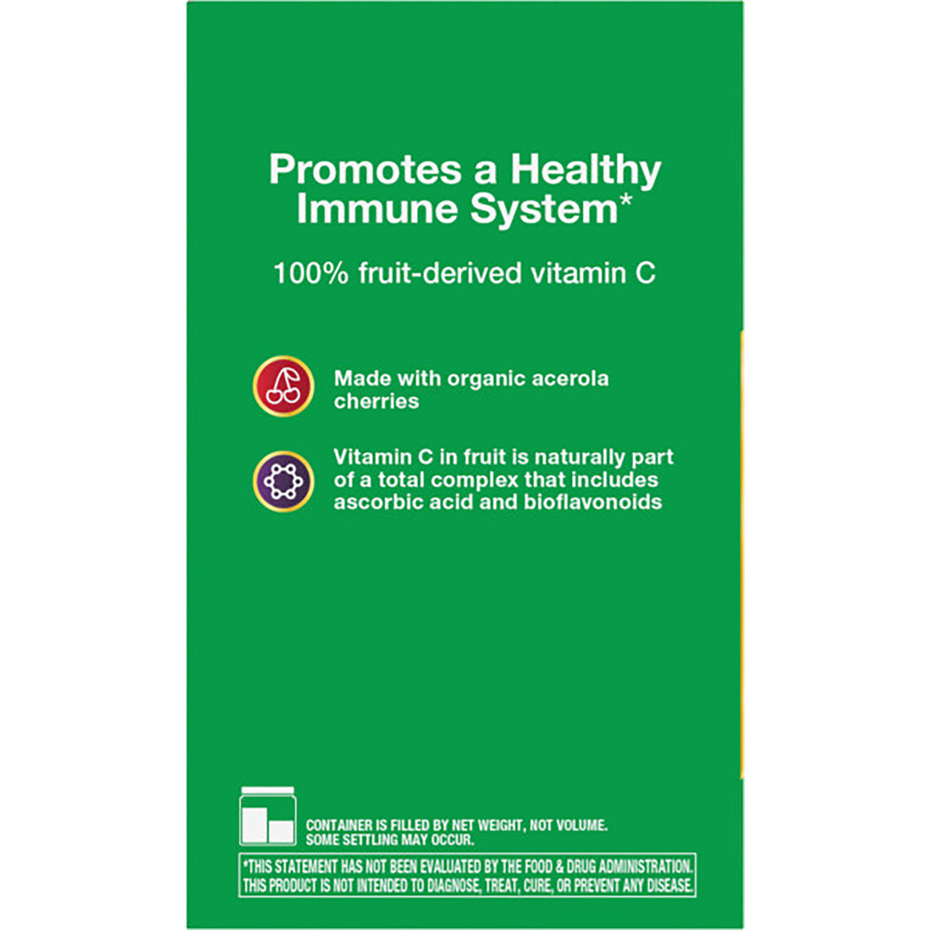 NW650 | Back panel promoting healthy Immune System support, certified organic 100% fruit derived, vegetarian, free from common allergens - Thumbnail