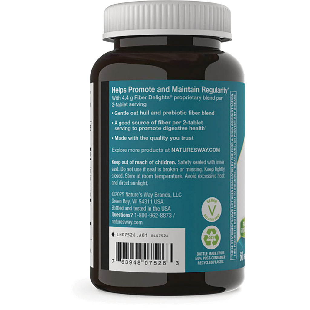 ET421 | back label of dark supplement bottle showing product benefits, directions, barcode and recycling icons - Thumbnail