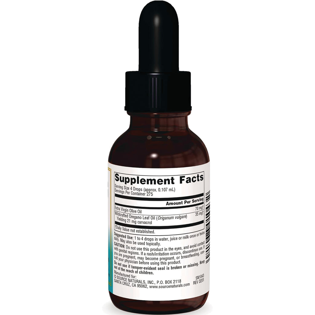 SN452 | Supplement Facts label on dropper bottle, ingredients and suggested use - Thumbnail