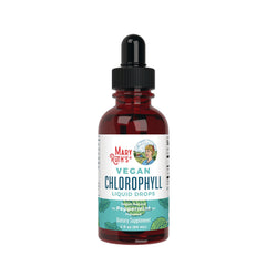 MRR036 | Mary Ruth's Vegan Chlorophyll liquid drops peppermint 2 fl oz front bottle