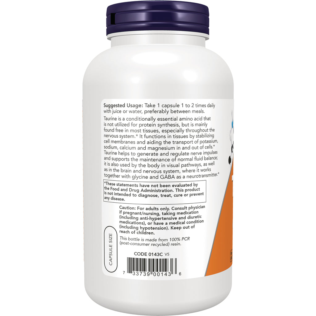 NWF1107 | Back label of white supplement bottle showing suggested usage, caution text, and barcode - Thumbnail