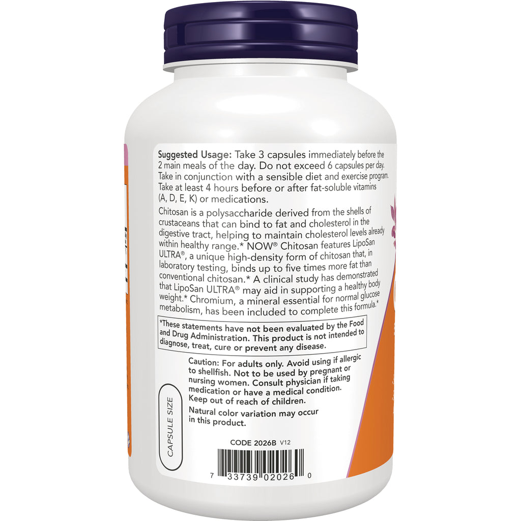NWF1319 | Back label of supplement bottle showing suggested usage, cautions, ingredient details and barcode - Thumbnail