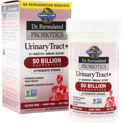 GLF221 | Garden of Life Dr. Formulated Probiotics Urinary Tract+ 50 Billion, 60 vegetarian capsules
