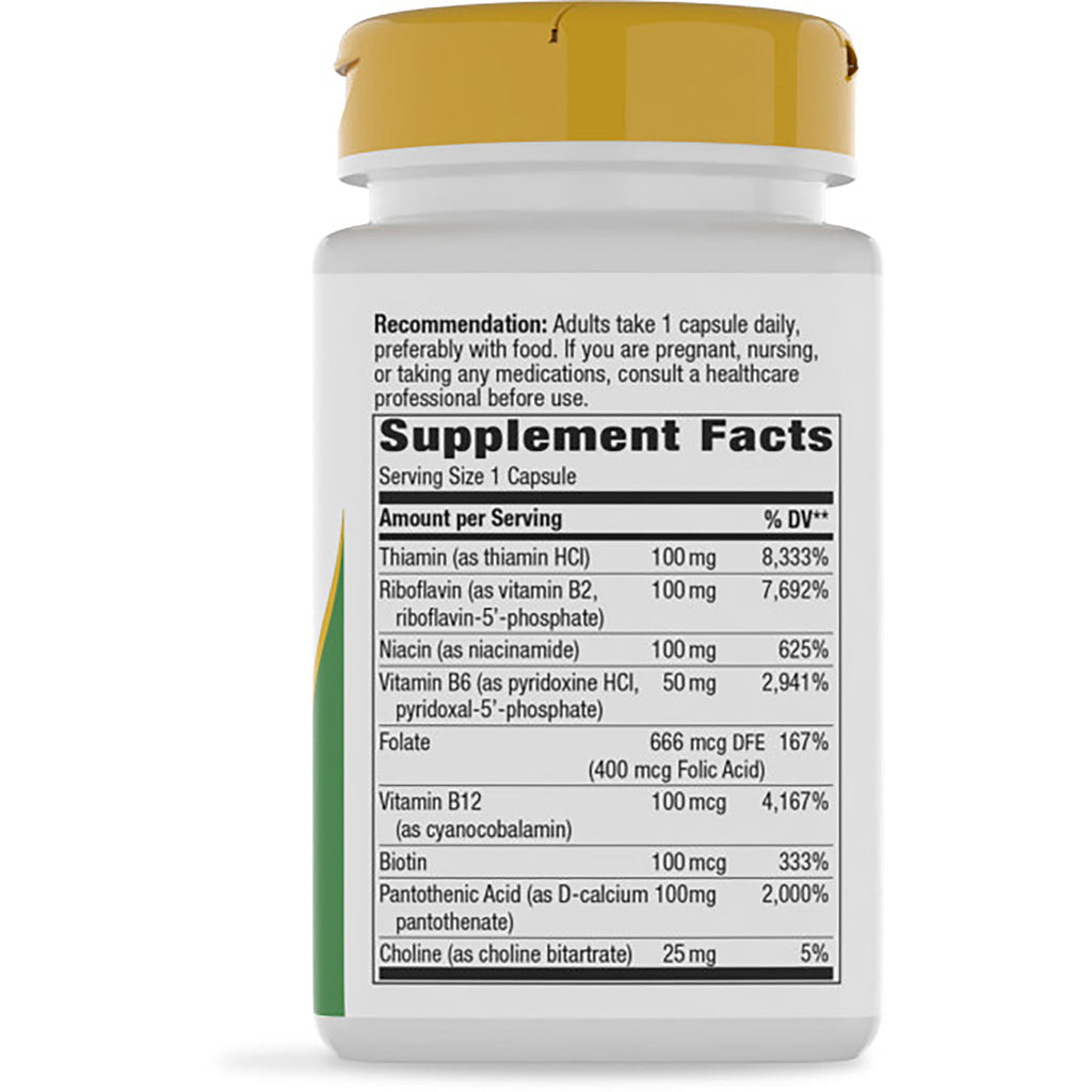 NW334 | Back of brown supplement bottle showing Supplement Facts panel with serving size and ingredient amounts - Thumbnail