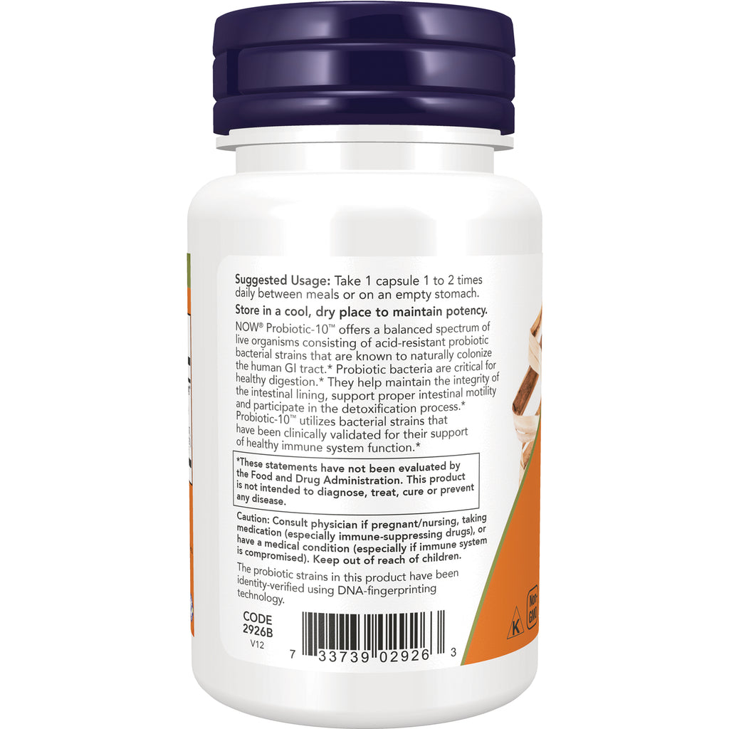 NWF343 | Back label showing suggested usage, cautions and barcode on white supplement bottle - Thumbnail