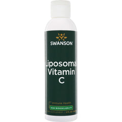 SWU904 | Swanson Liposomal Vitamin C, 5 fl oz bottle front showing Immune Health and High Bioavailability