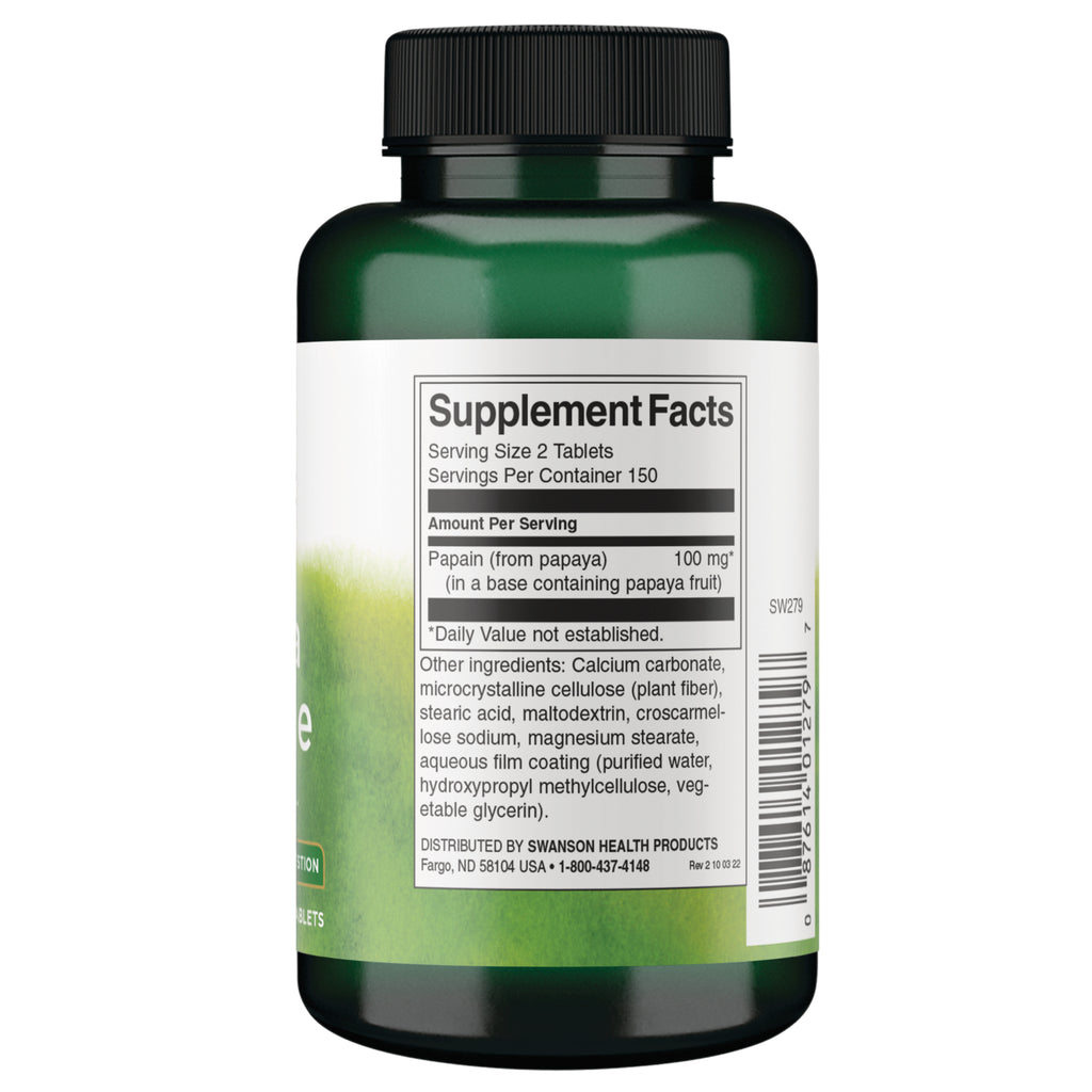 SW279 | Back label with Supplement Facts - Thumbnail