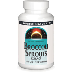 SN970 | Source Naturals Broccoli Sprouts Extract dietary supplement, 250 mg, 120 tablets