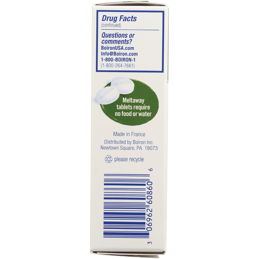 BRN014 | back panel showing drug facts, barcode, and Meltaway tablets require no food or water text - Thumbnail