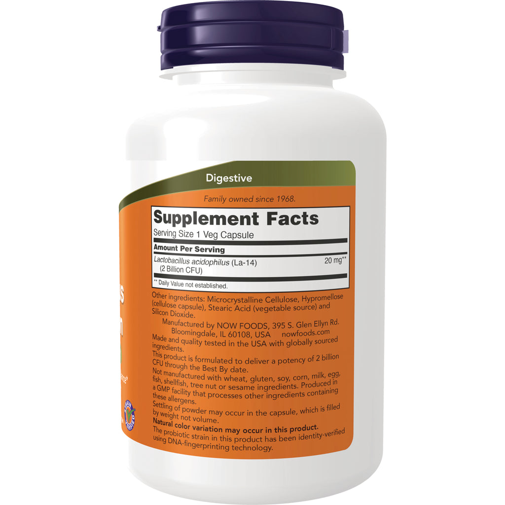 NWF787 | Back label showing Supplement Facts panel and ingredient text on white supplement bottle - Thumbnail