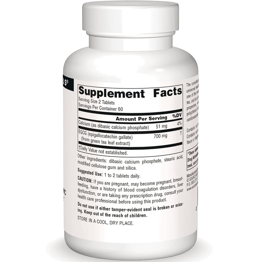 SN812 | Back label with Supplement Facts panel, serving size 2 tablets, 60 servings per container - Thumbnail